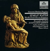 Pergolesi Stabat Mater / Scarlatti 3 Concerti Grossi артикул 1525c.